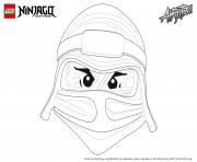 Coloriage kai dans les airs ninjago dessin